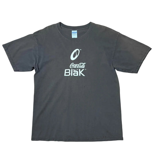 Y2K Coca-Cola Blak Faded Soda Pop Promo Merch Graphic T-shirt