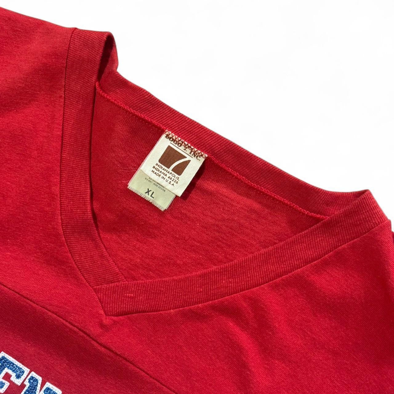 80s New England Patriots Football NFL Quarter Sleeve Jersey