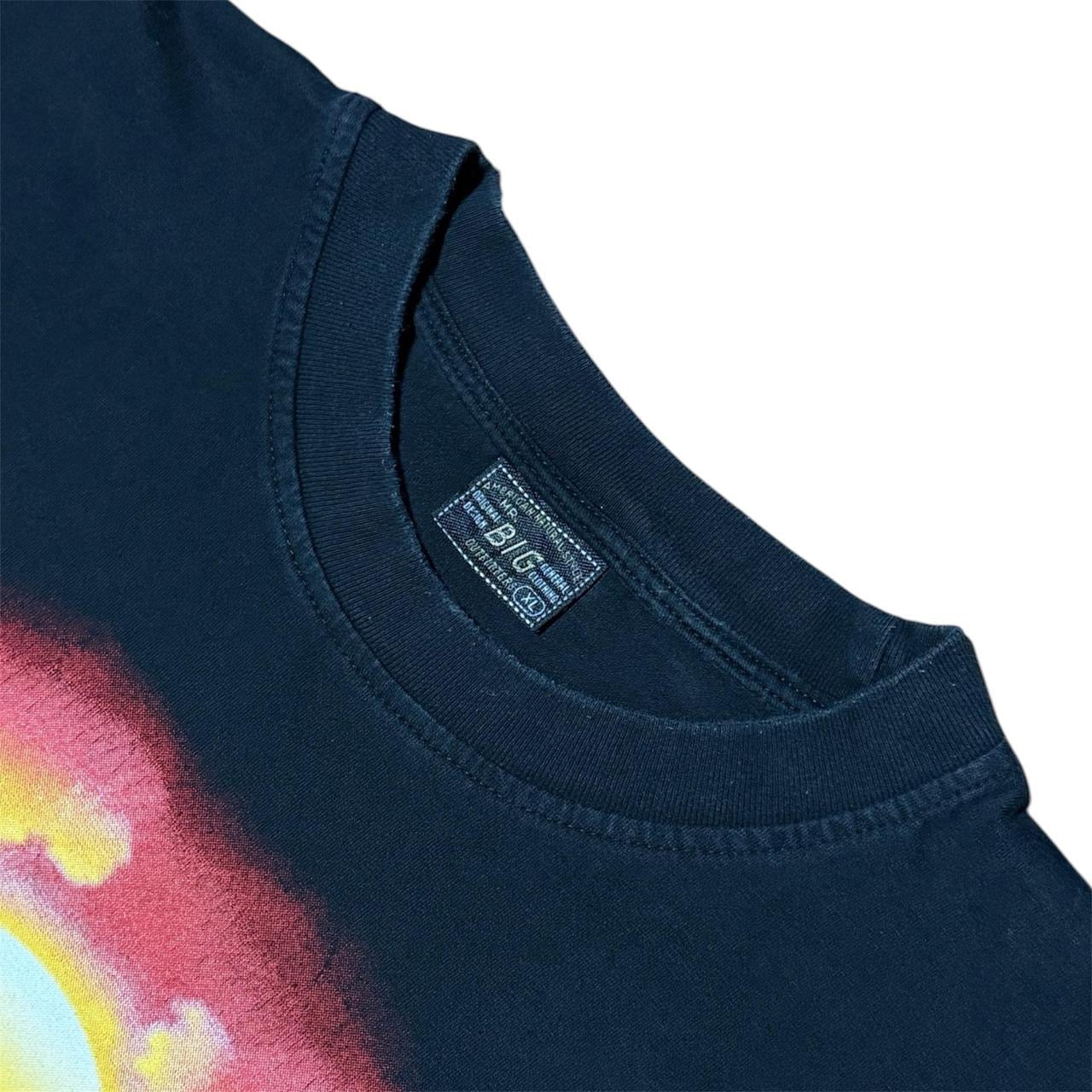 Y2K Dolphin Tropical Sunset Ocean Nature Double Sided Graphic T-Shirt