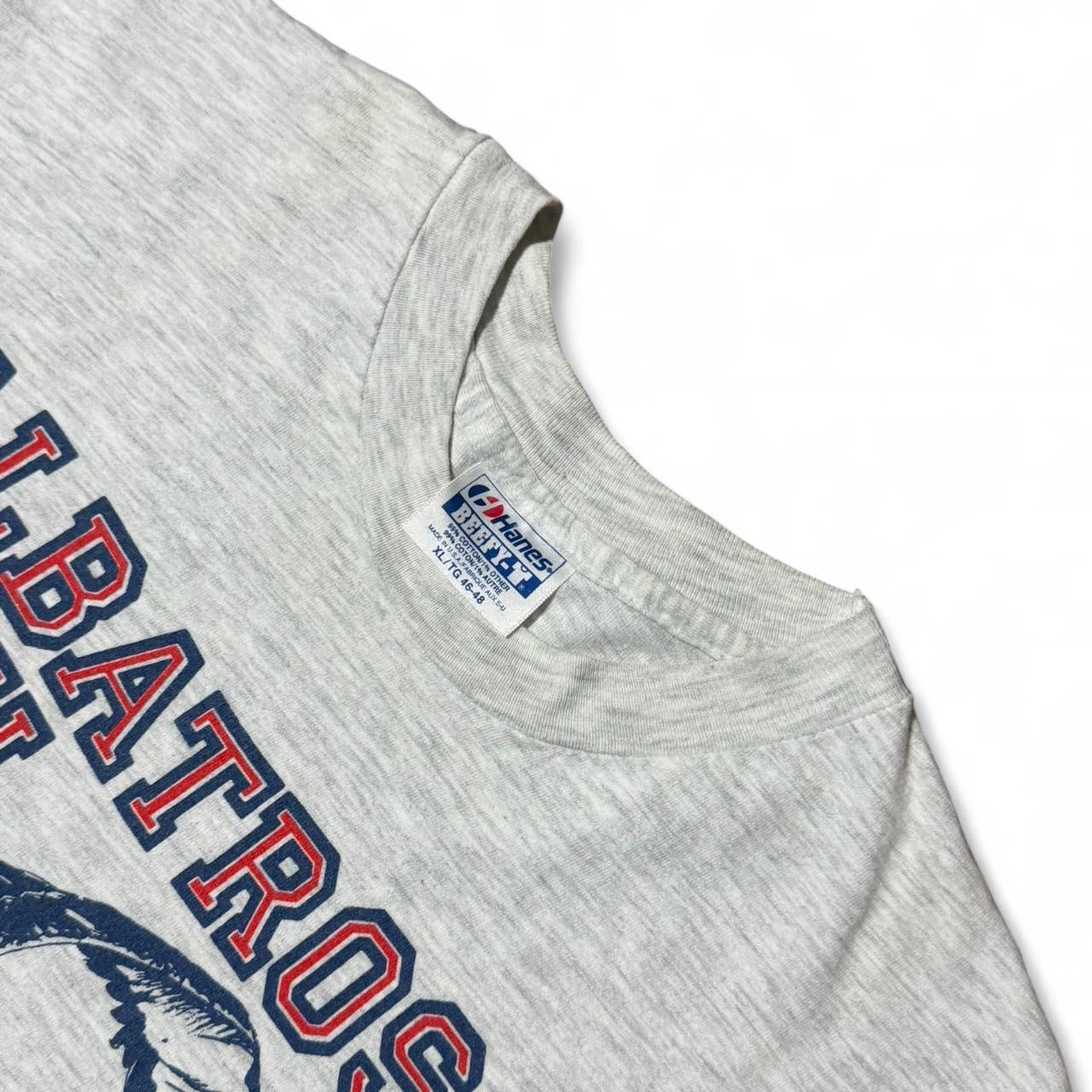 Vintage 90s Grey Albatross High School Base Borden School Bird T-shirt