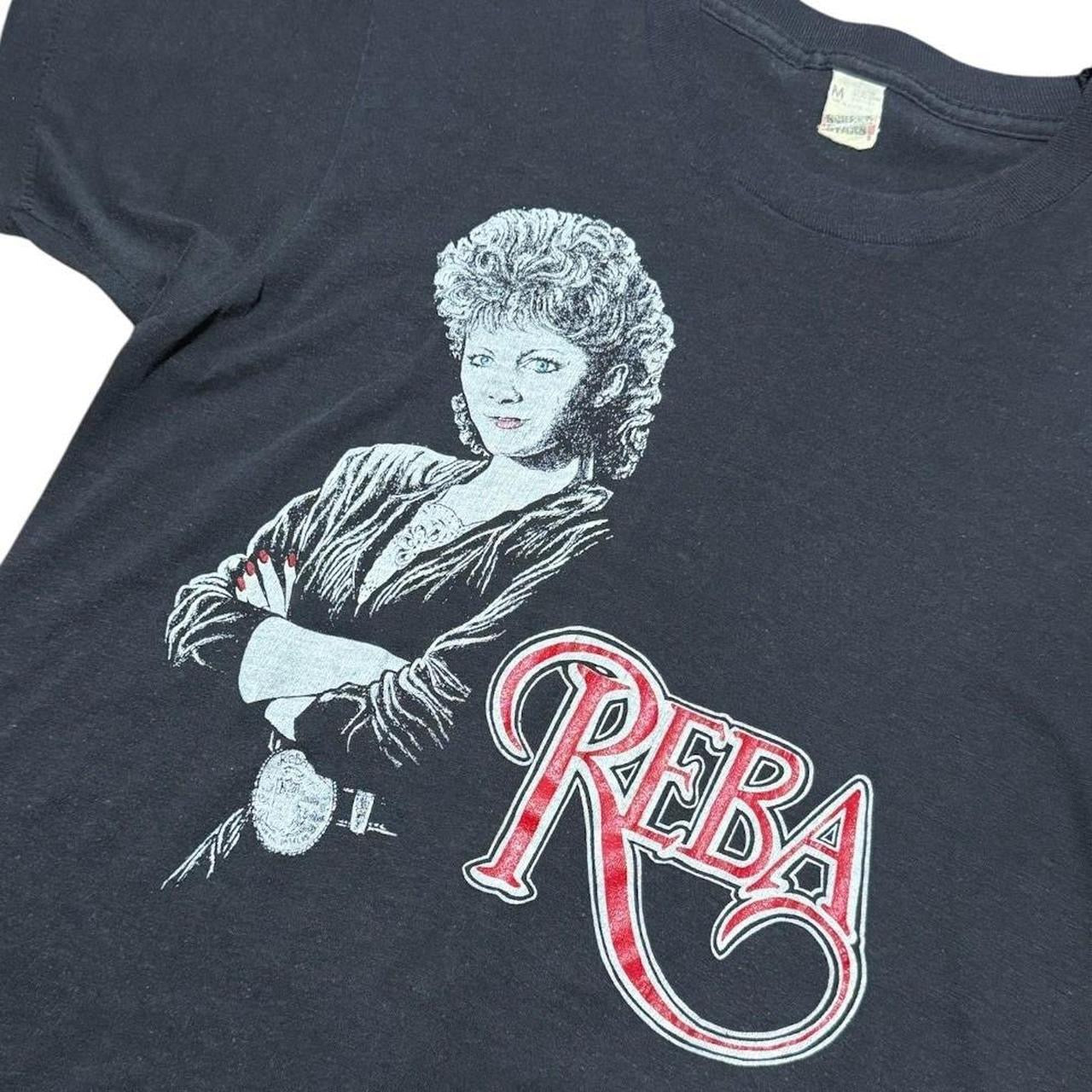 80s Reba McEntire Graphic Single Stitch Country Music Merch USA T-shirt