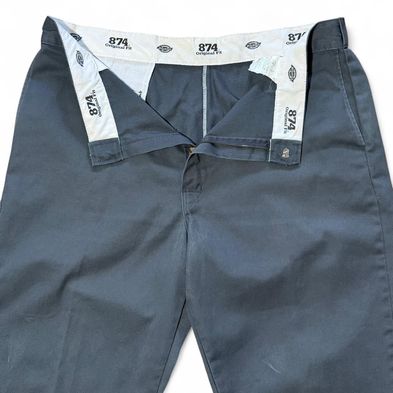 Vintage 90s Y2K Grey Dickies Workwear Skater Trouser Utility Pants