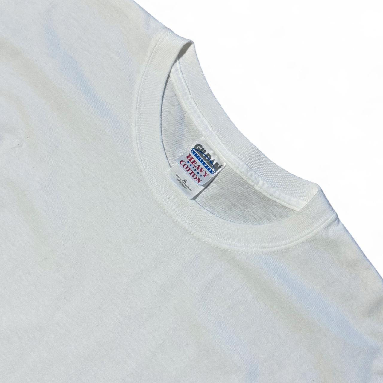 Vintage Y2K Tomb Raider White Lara Croft Video Game Crazy Promo T-shirt