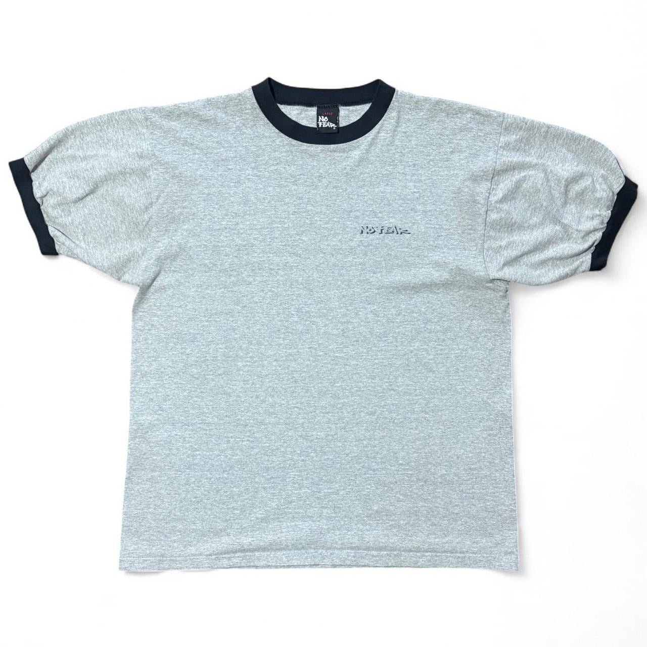 90s No Fear Sportswear Mullet Hit Ringer Tee