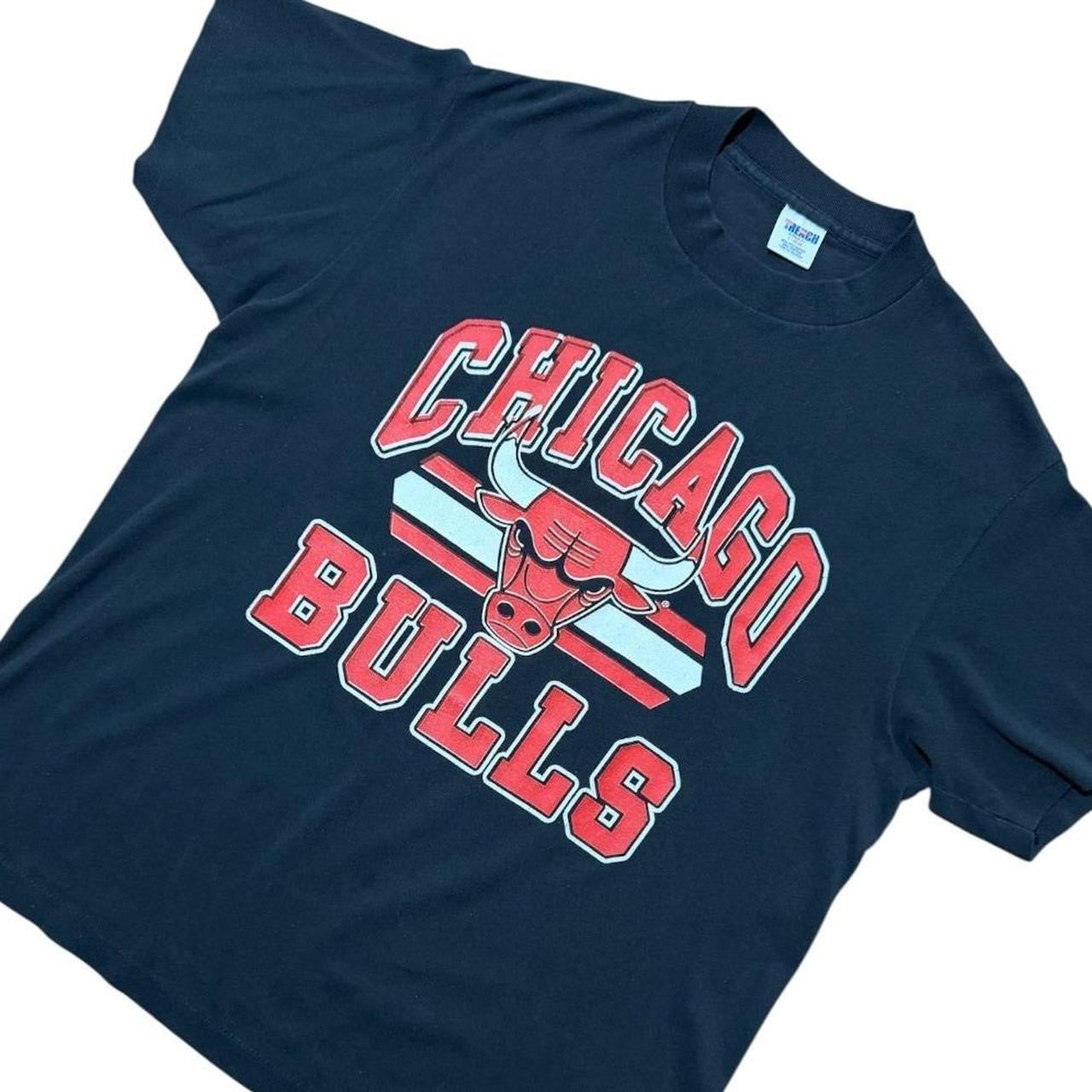 80s Chicago Bulls NBA Basketball Trench Sports USA Graphic T-shirt