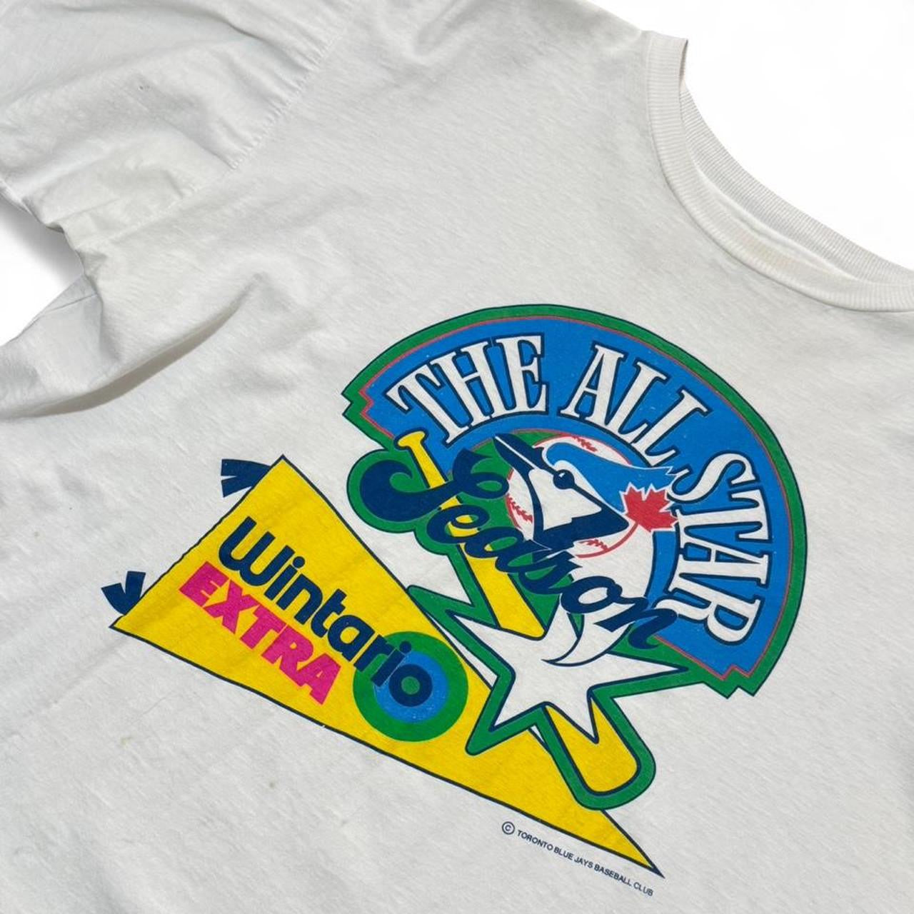 Vintage 90s Toronto Blue Jays All Star MLB Baseball Wintario T-shirt