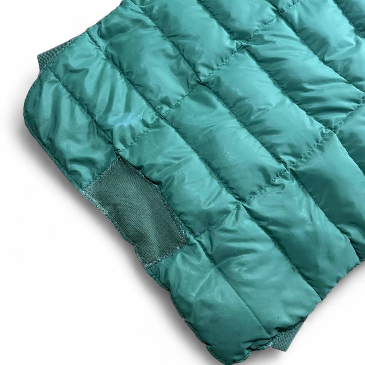 70s Reversible Red & Green Quilted Down Puffer Vest