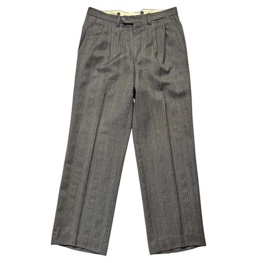 70s Pleated Wool Trousers