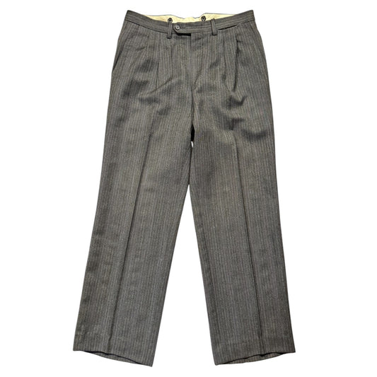 70s Pleated Wool Trousers