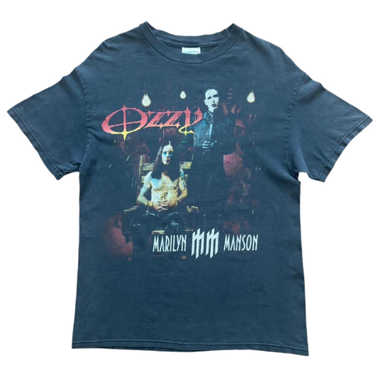 Vintage 2003 Ozzfest Ozzy Osbourne Marilyn Manson Rare Concert Tour Merch T-shirt