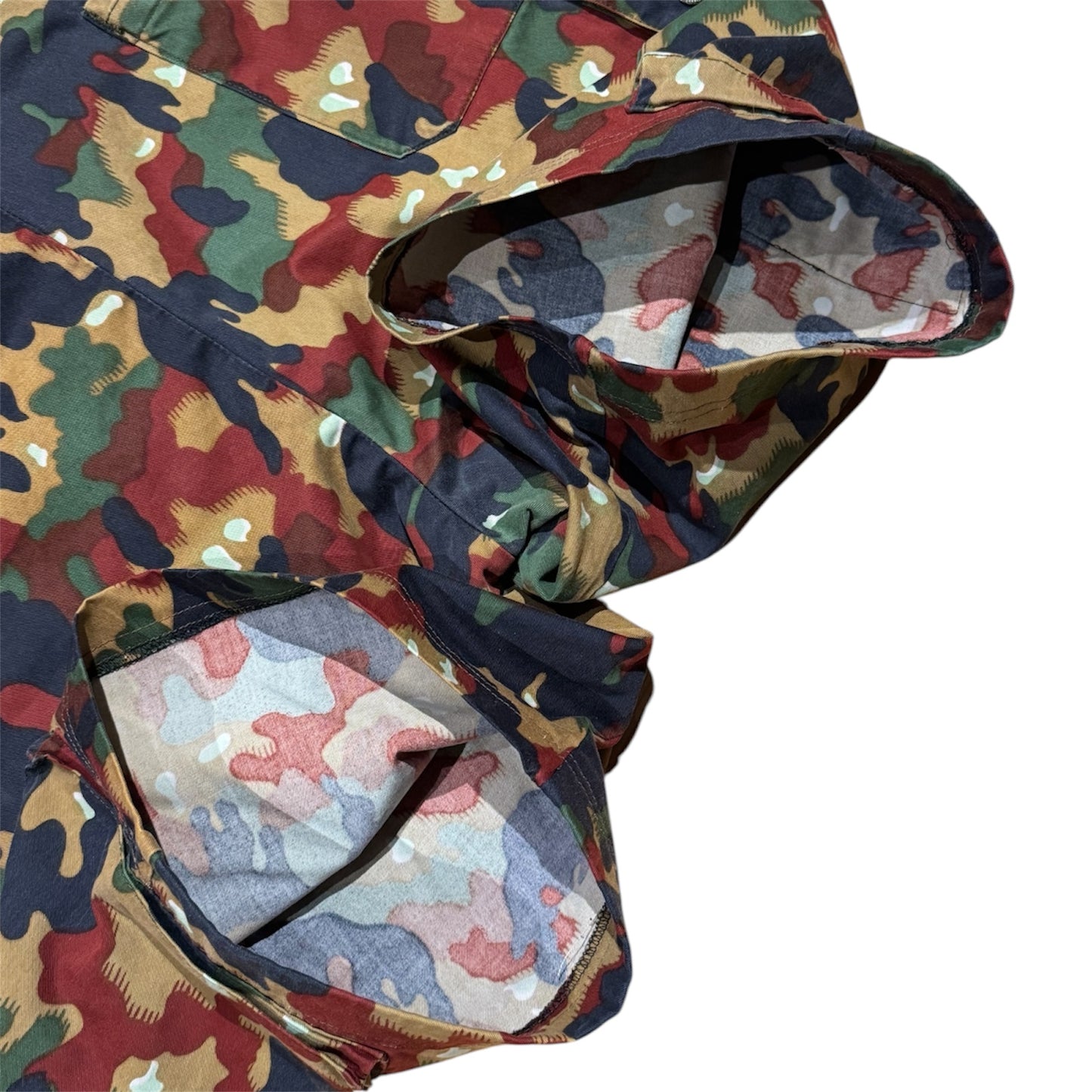 90s Military Issue Camo Shorts