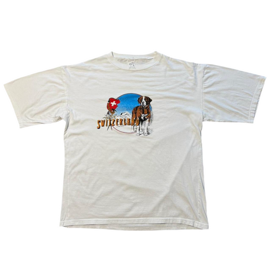 90s Switzerland St.Bernard Dog Tee