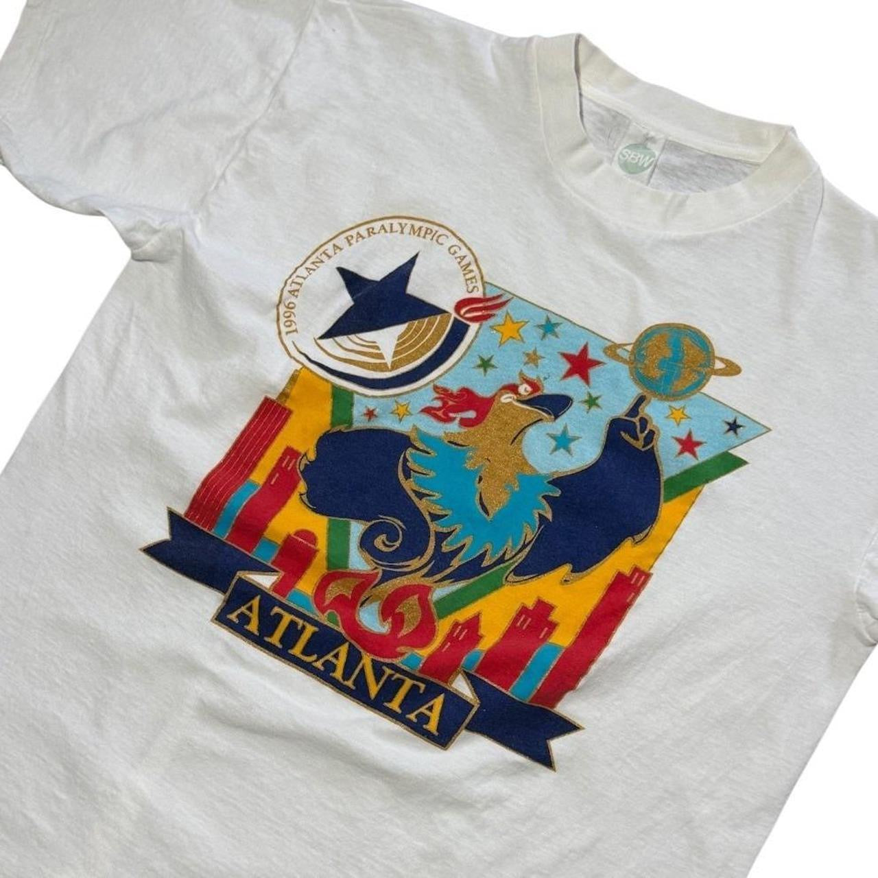 1996 Atlanta USA Paralympic Games Blaze Phoenix Souvenir Sports T-shirt