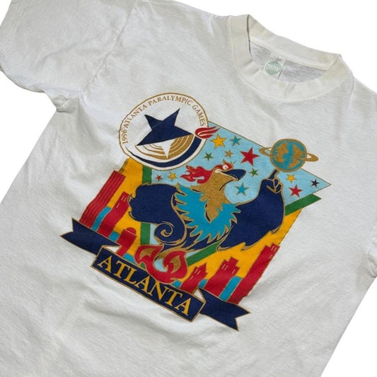 1996 Atlanta USA Paralympic Games Blaze Phoenix Souvenir Sports T-shirt