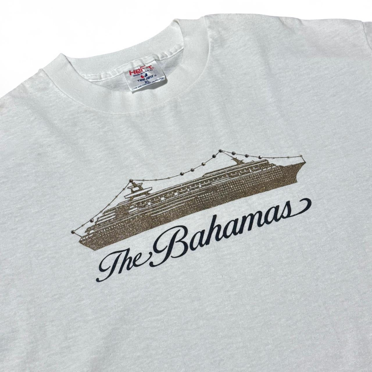 90s The Bahamas Cruise Ship Glitter Jewel Tee
