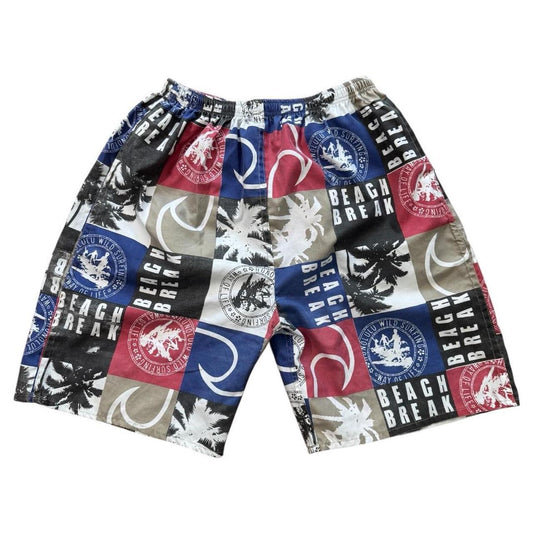 90s Retro ‘Beach Break’ Swim Shorts