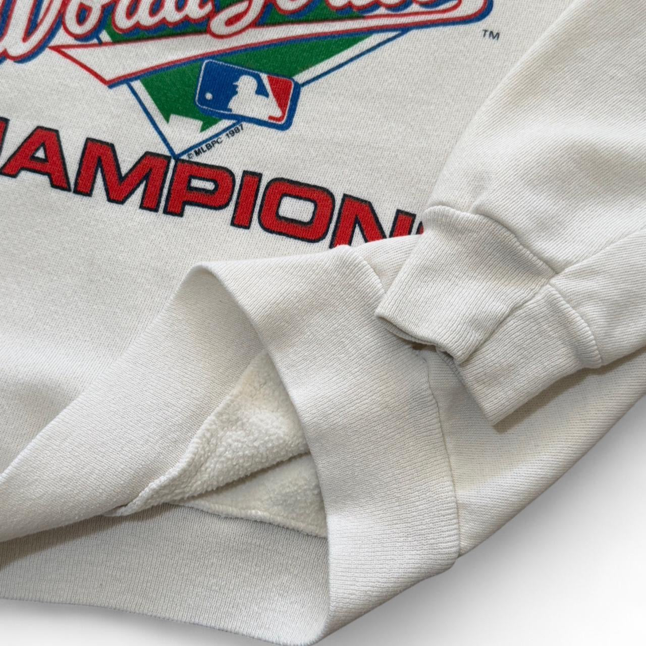 ‘87 Minnesota Twins World Series MLB Baseball Pullover Sweater