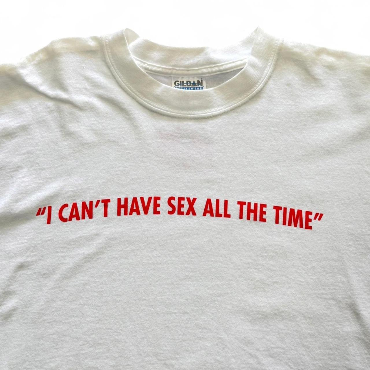 Y2K I Can’t Have Sex All The Time Molson Export Beer Drinking Promo T-shirt