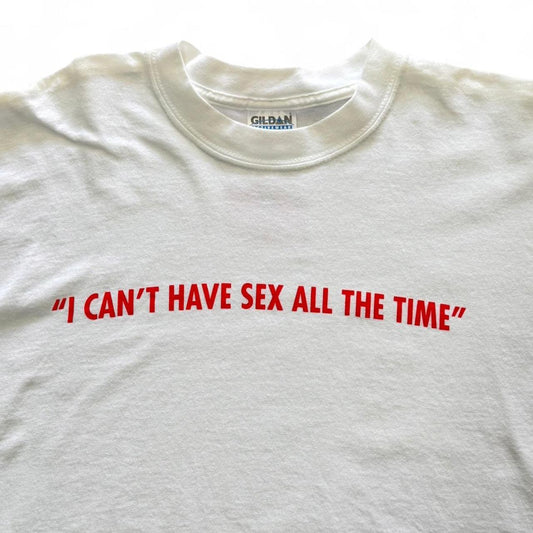 Y2K I Can’t Have Sex All The Time Molson Export Beer Drinking Promo T-shirt