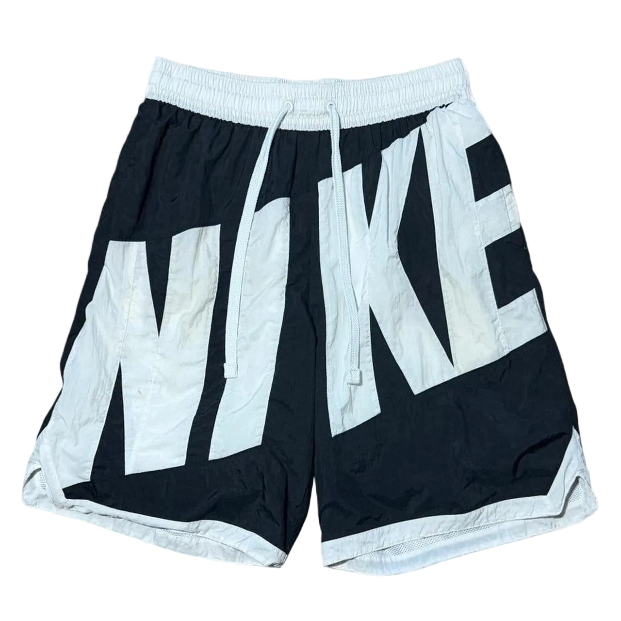 Vintage Nike Spellout Graphic Logo Athletic Swimwear Trunk Shorts