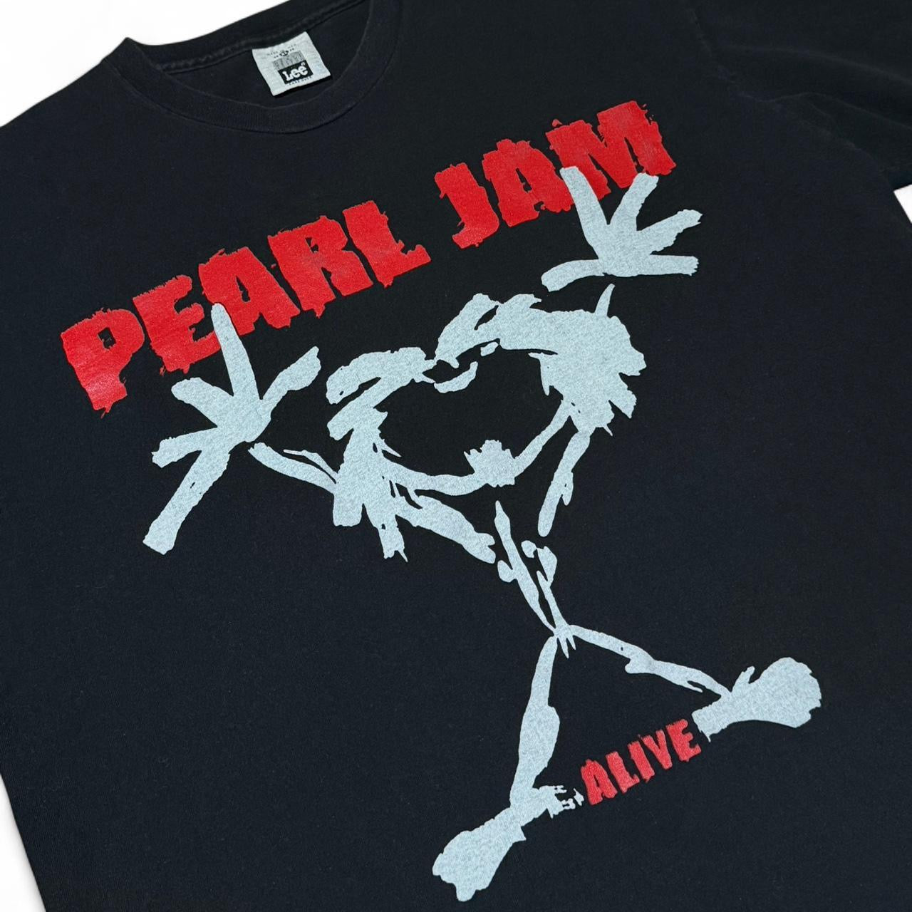 Vintage 1991 Pearl Jam Alive Stickman Band Concert Tour Original T-Shirt