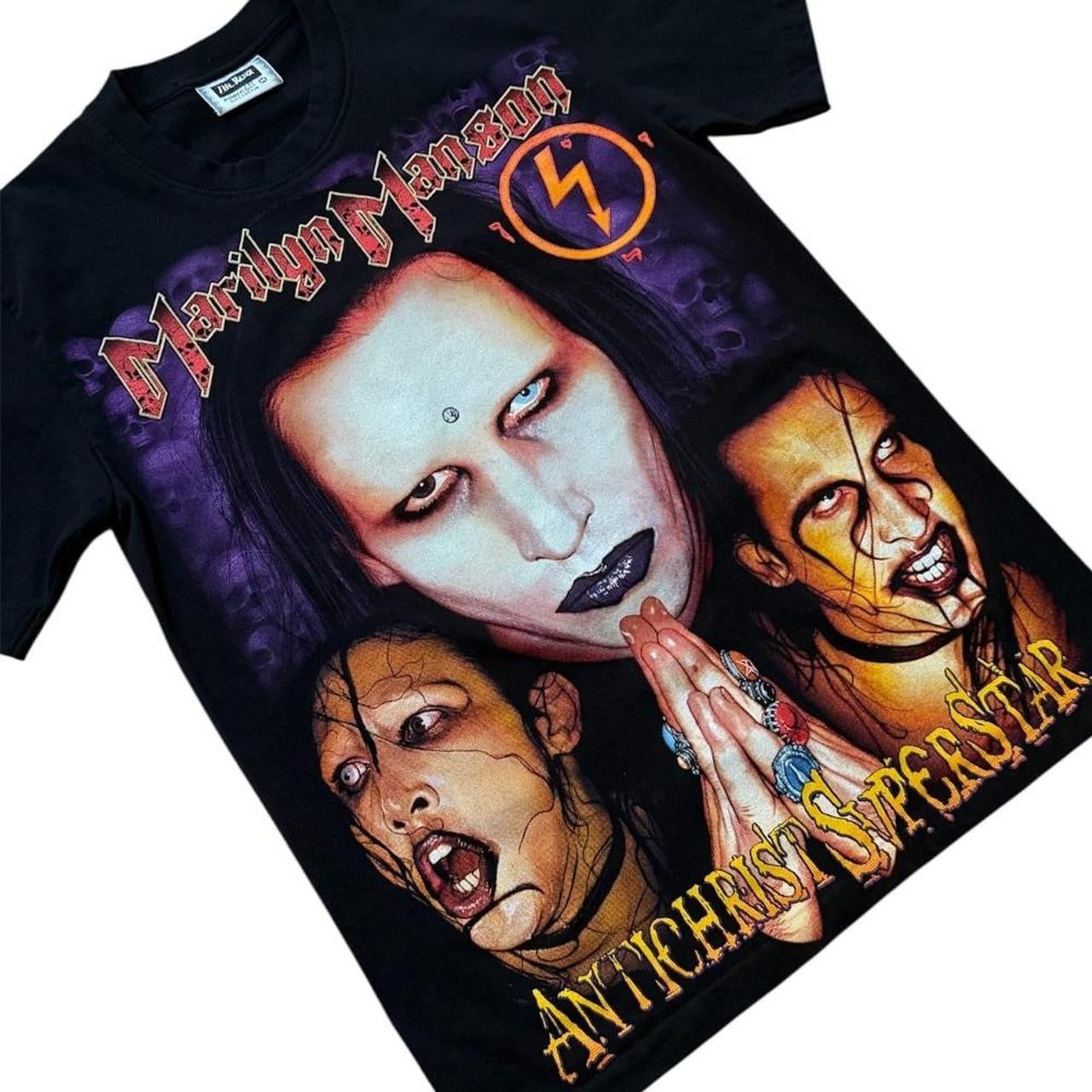 Y2K Marilyn Manson Antichrist Superstar Concert Merch Band Tour T-shirt