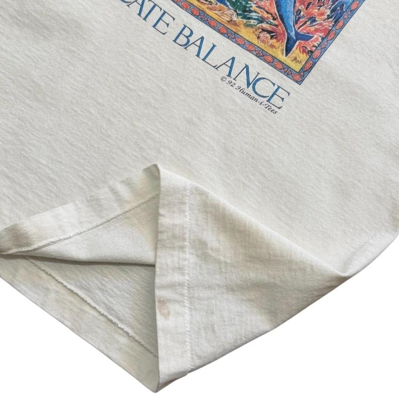 90s A Delicate Balance Dolphins Ocean Art Nature Beach Graphic T-shirt