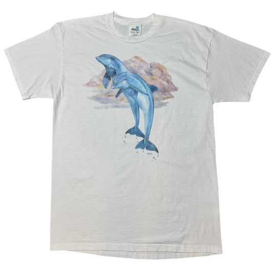 90s Natural Wonders Dolphin Art Tee