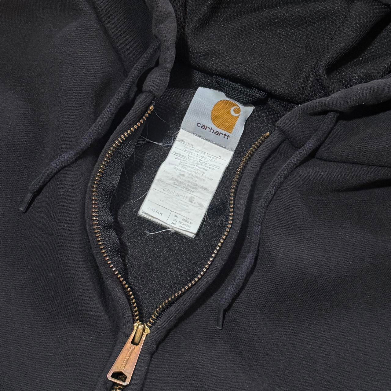 Vintage Carhartt J140 Active Military Issue Sweater Zip Up Jacket