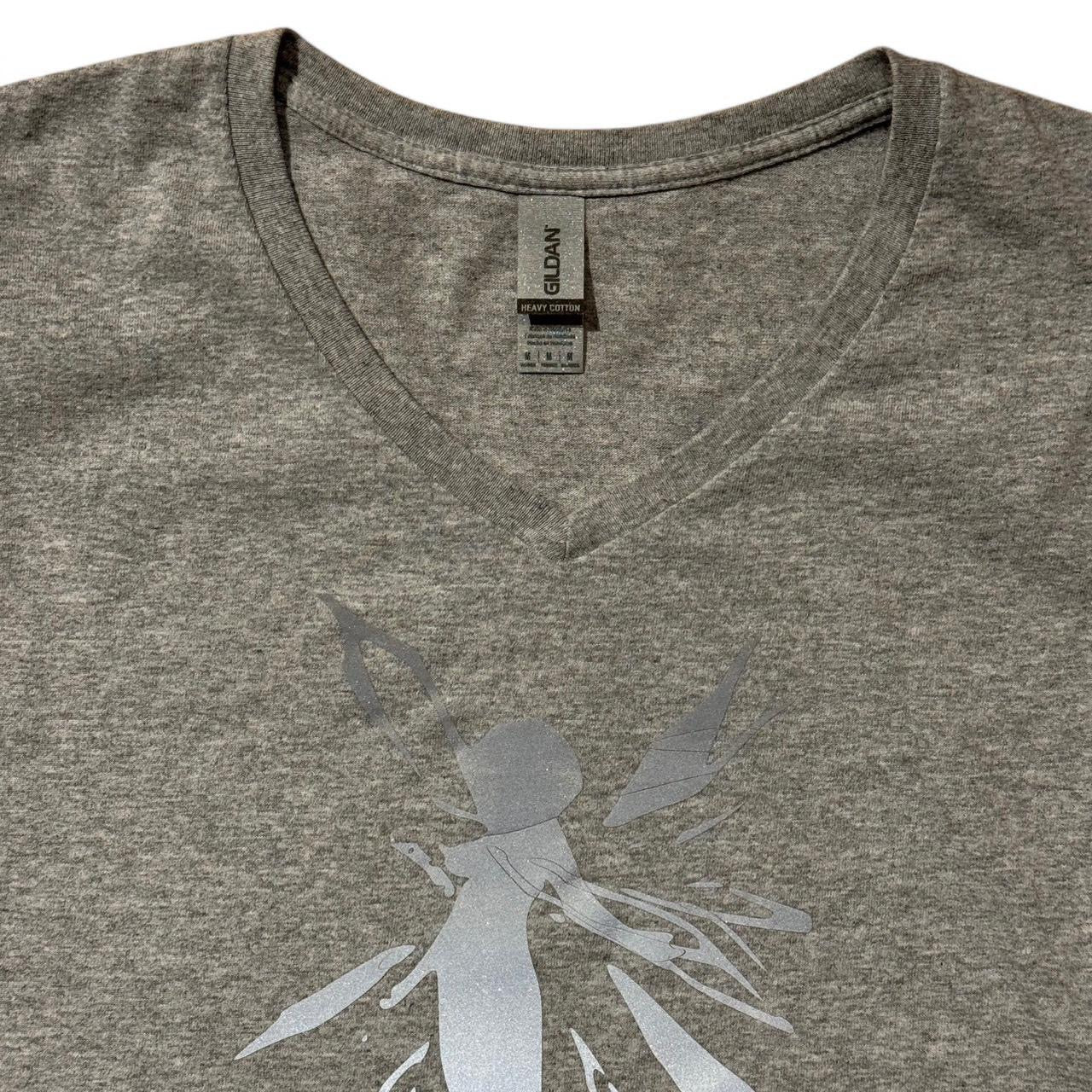 Neon Genesis Evangelion Reflective Anime Graphic V-neck Shirt