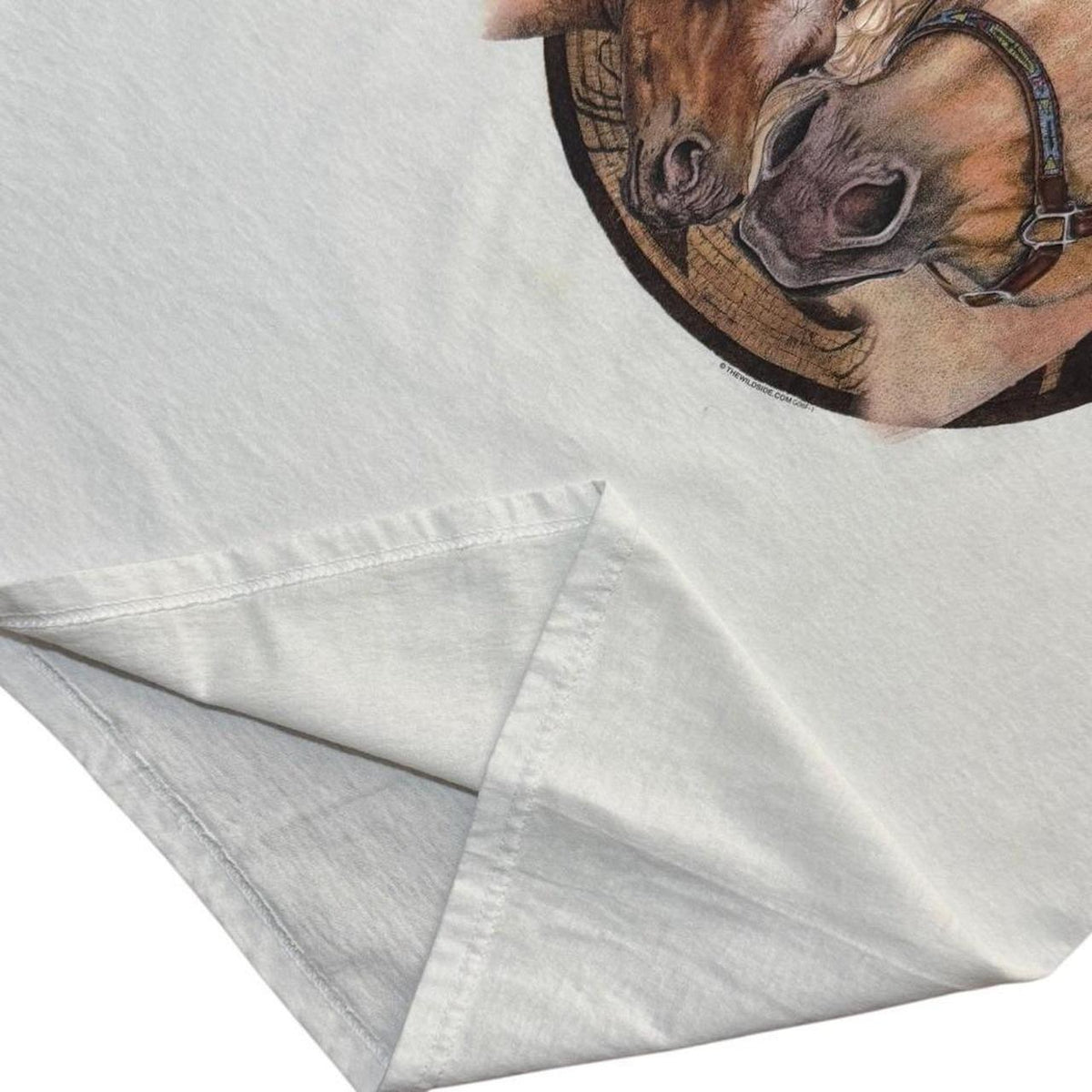 Y2K Horse and Foal Animal Equestrian Nature Western Graphic Art T-shirt
