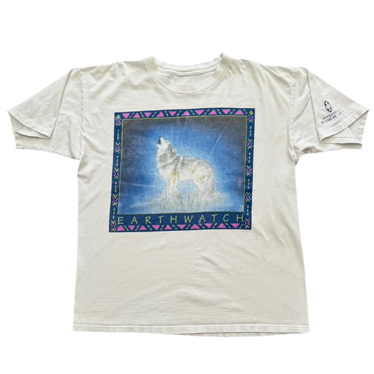 90s Earthwatch Wolf Acitivism Support Tee