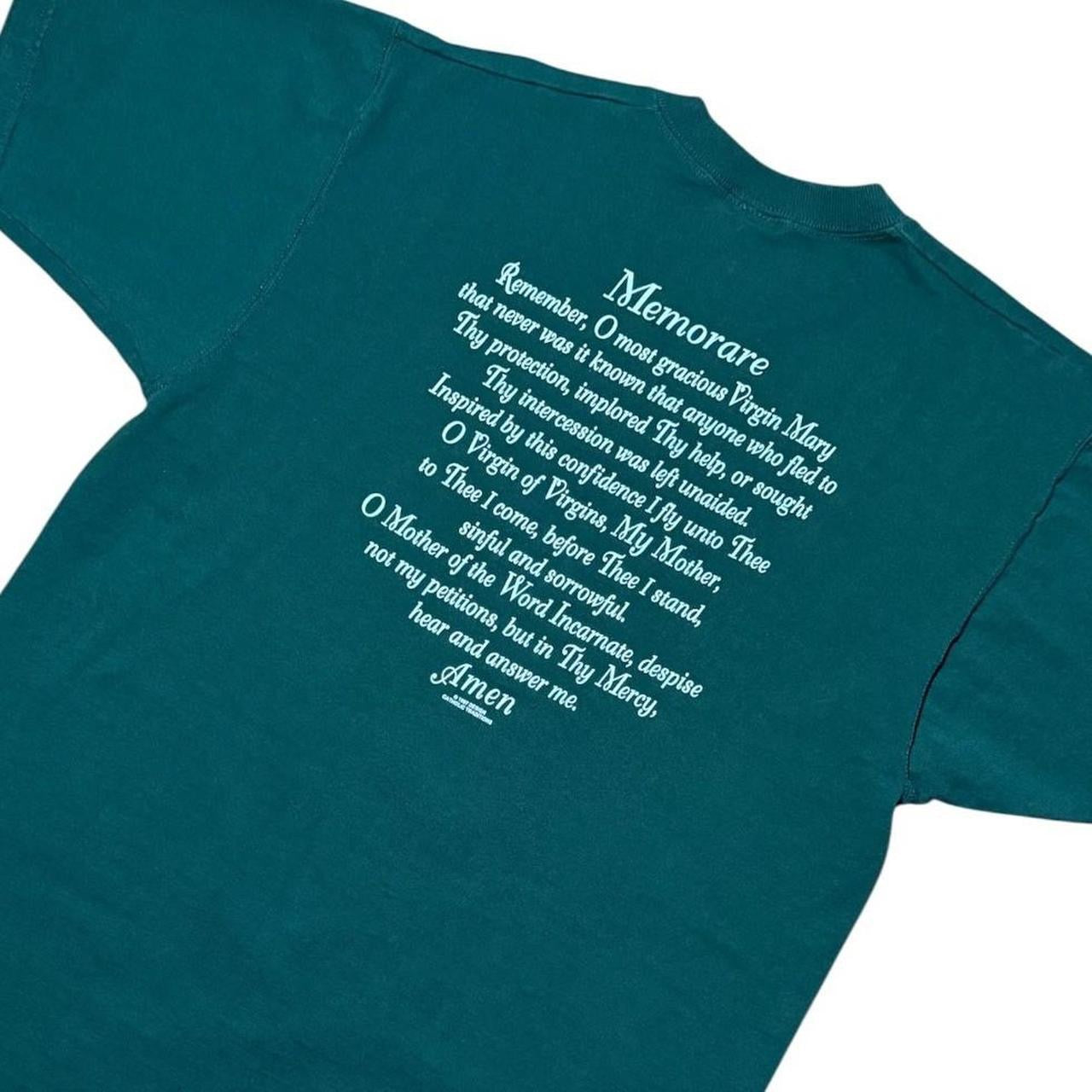 90s Virgin Mary Religious Jesus God Bible Church Catholic Prayer T-Shirt
