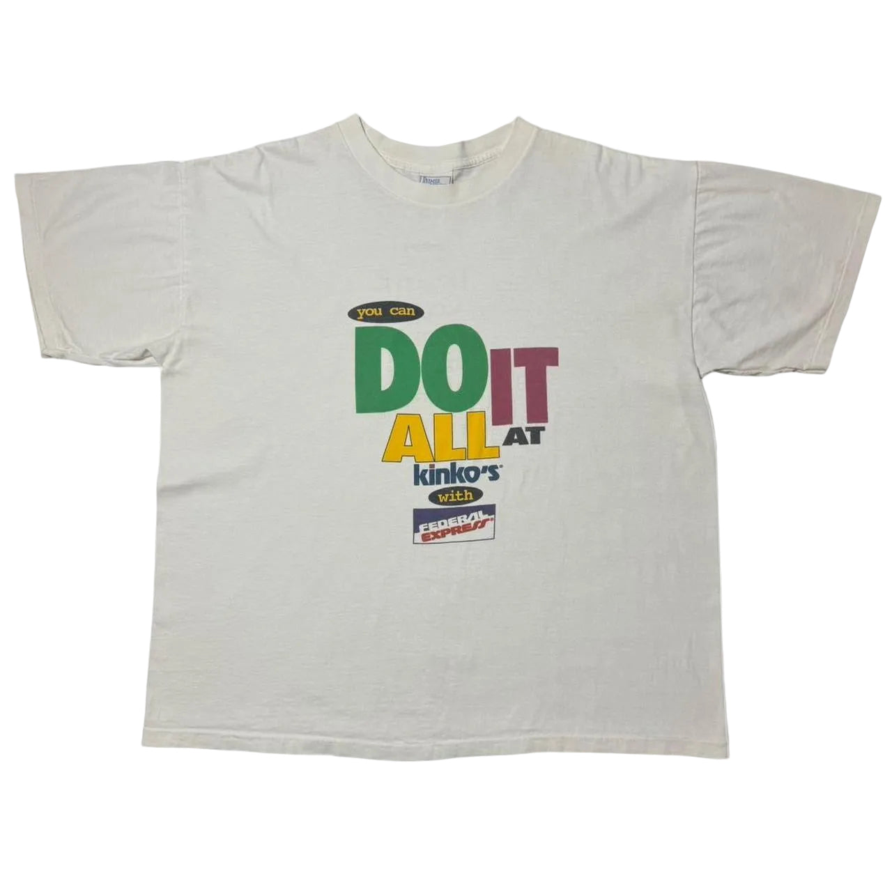 90s "Do It All At Kinko's" Graphic Design Art Printing Tee