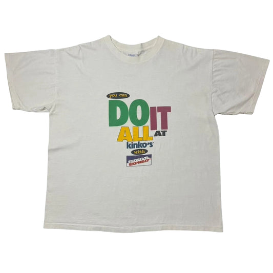 90s "Do It All At Kinko's" Graphic Design Art Printing Tee