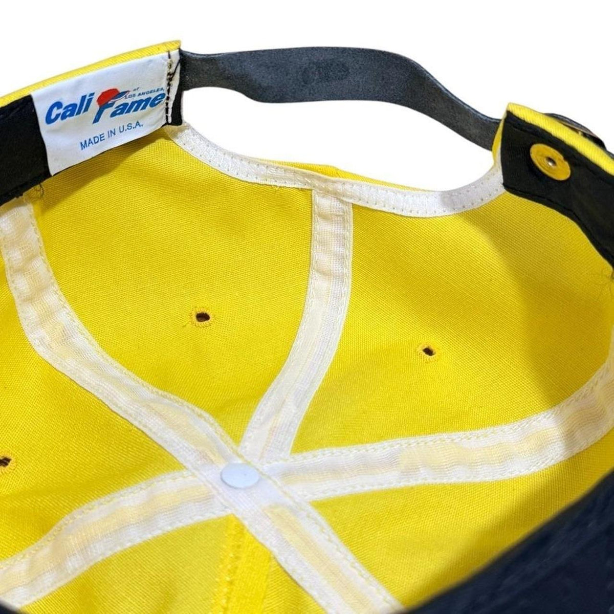 80s Pennzoil Racing Auto USA Sports Leather Rope Strapback Cap Hat