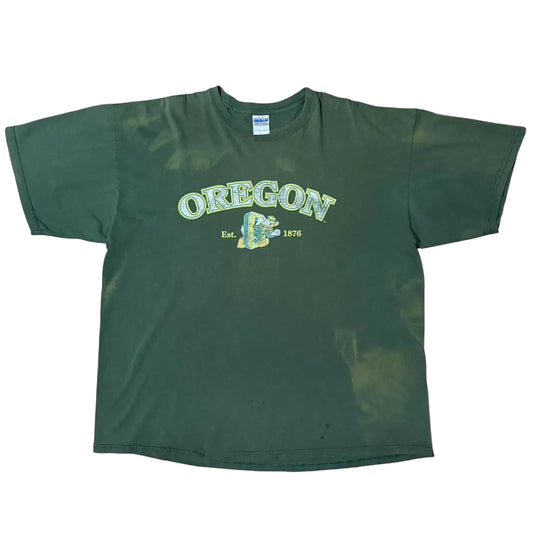 90s Thrash & Faded Oregon Ducks NCAA Football Sports Tee