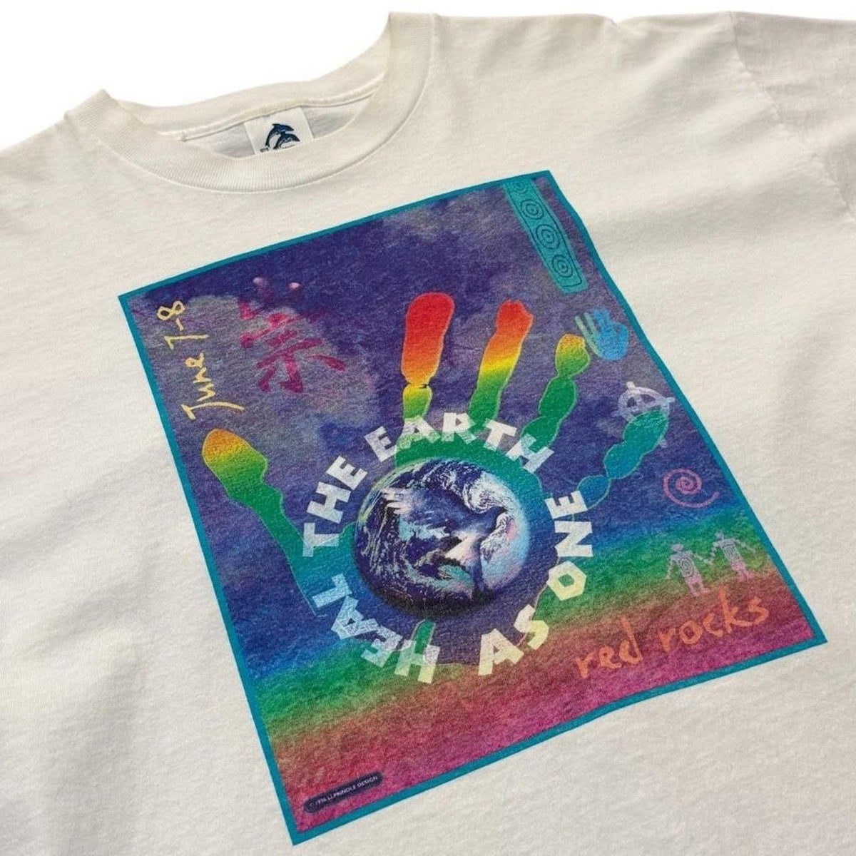 90s Jim Morris Heal The Earth As One Red Rocks Environmental Art T-shirt