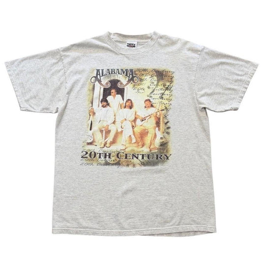 90s Alabama Country Rock Band Concert Merch 20th Century Tour T-shirt