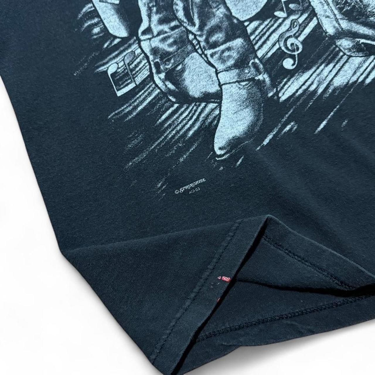 Vintage 90s Gone Country Music Instruments Cowboy Hat Boots Graphic T-shirt