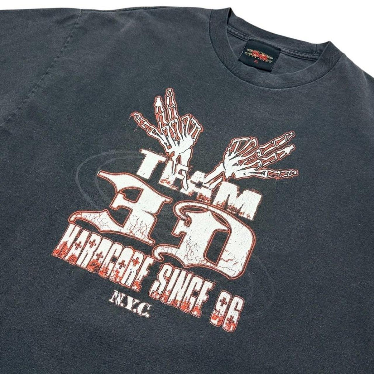 Y2K Dudley Boyz Wrestling Team 3D Hardcore Since 96 NYC New York T-shirt