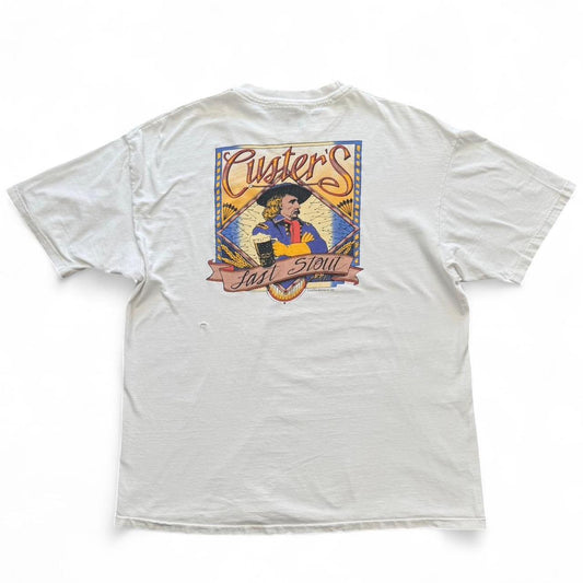 1995 Montana Brewing Co Custers Last Stout Beer Tee