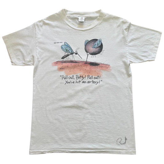 1992 The Far Side Mosquito Joke Tee