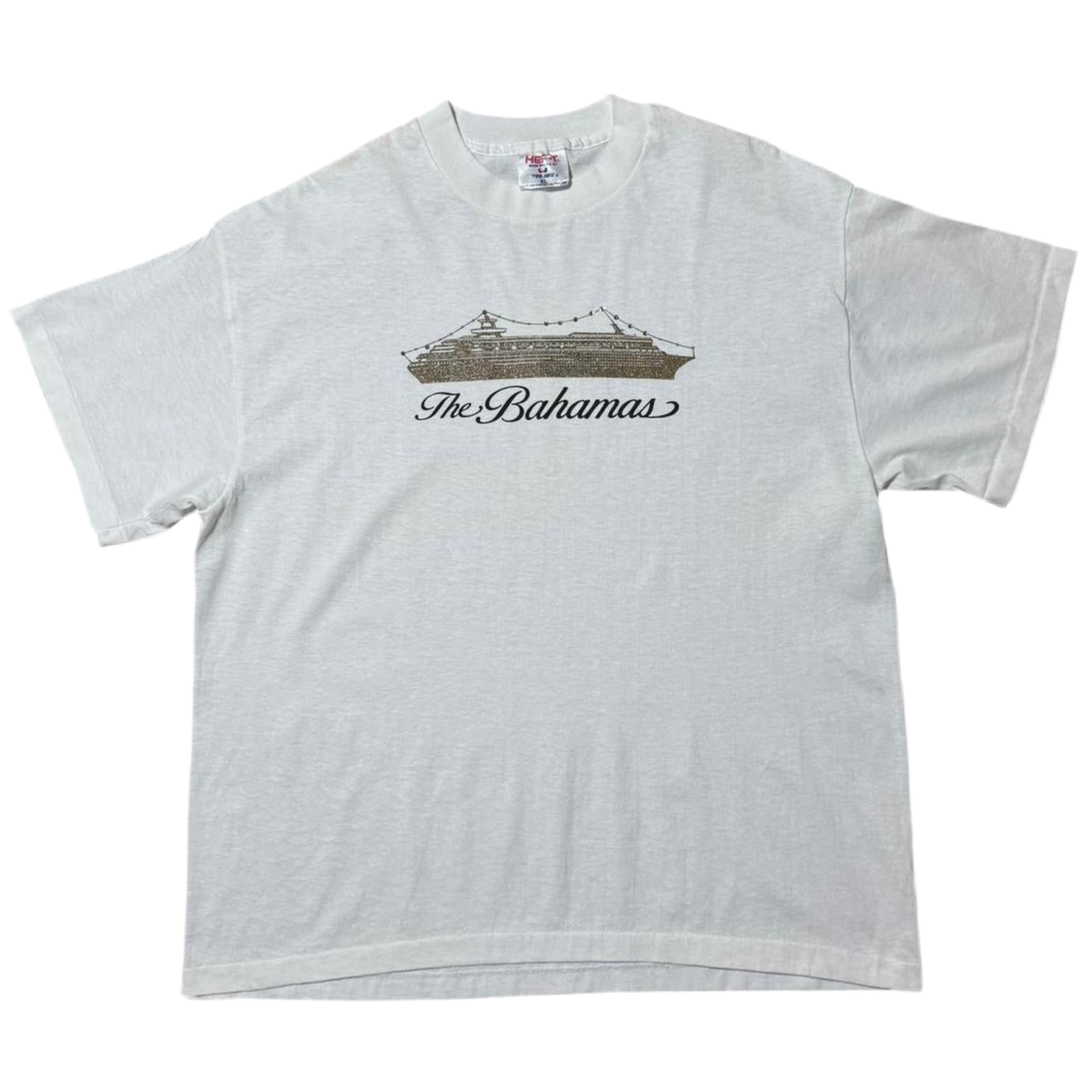 90s The Bahamas Cruise Ship Glitter Jewel Tee