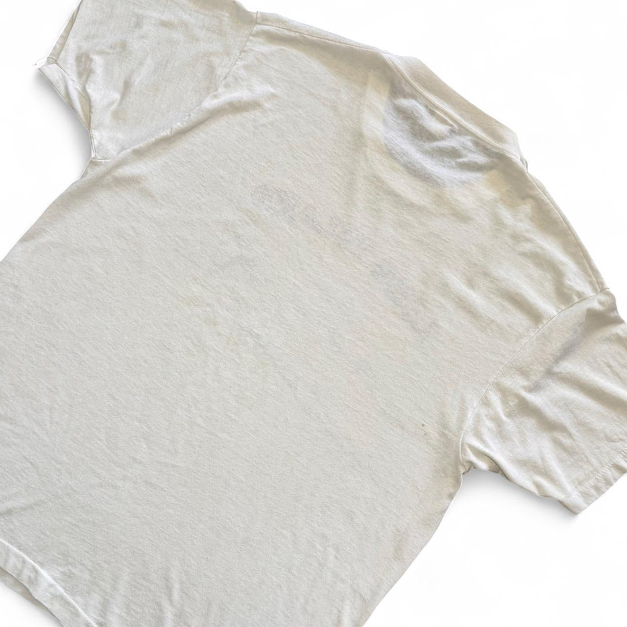 Vintage 80s Long Island New York Map Location Graphic T-shirt