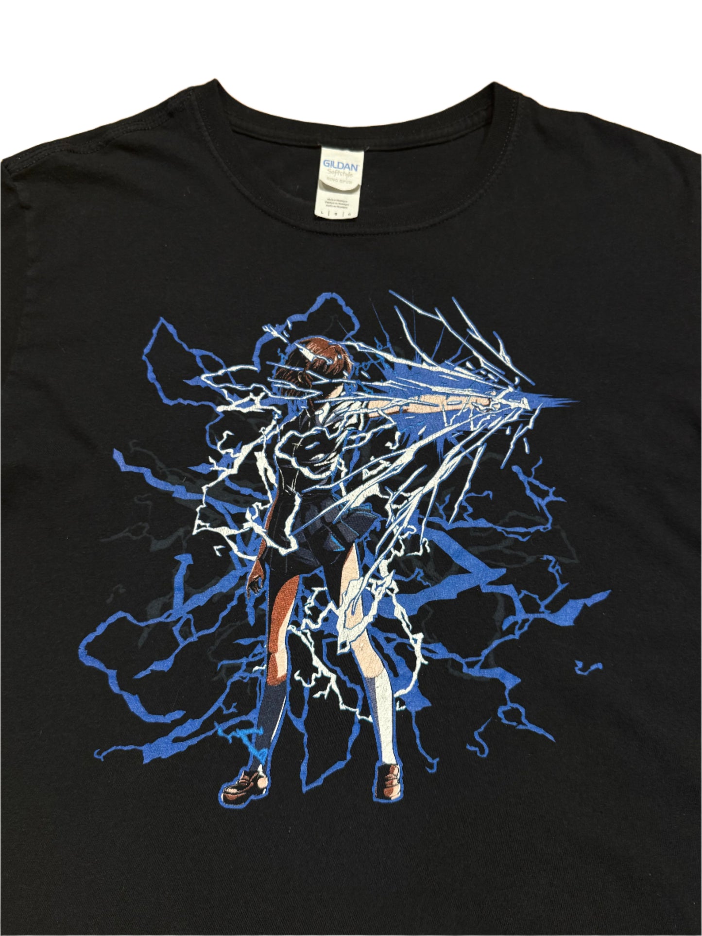 Y2K Thunder Girl Mikoto Misaka Anime Tee