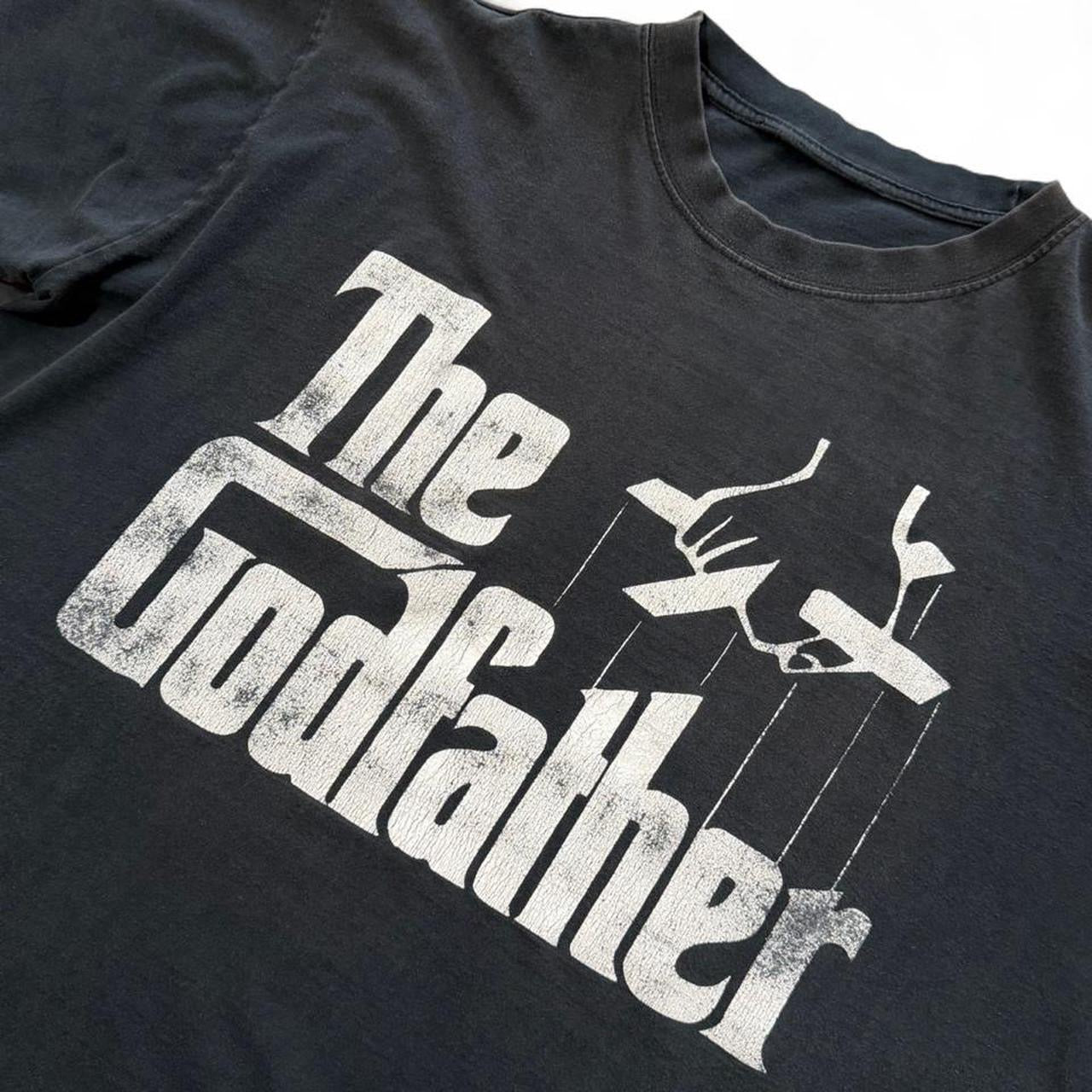 Vintage 90s The Godfather Mafia Crime Movie Coppola Pacino Brando T-shirt