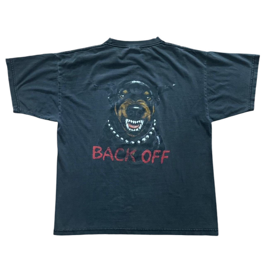 90s Back Off Top Dog Doberman Distressed Tee