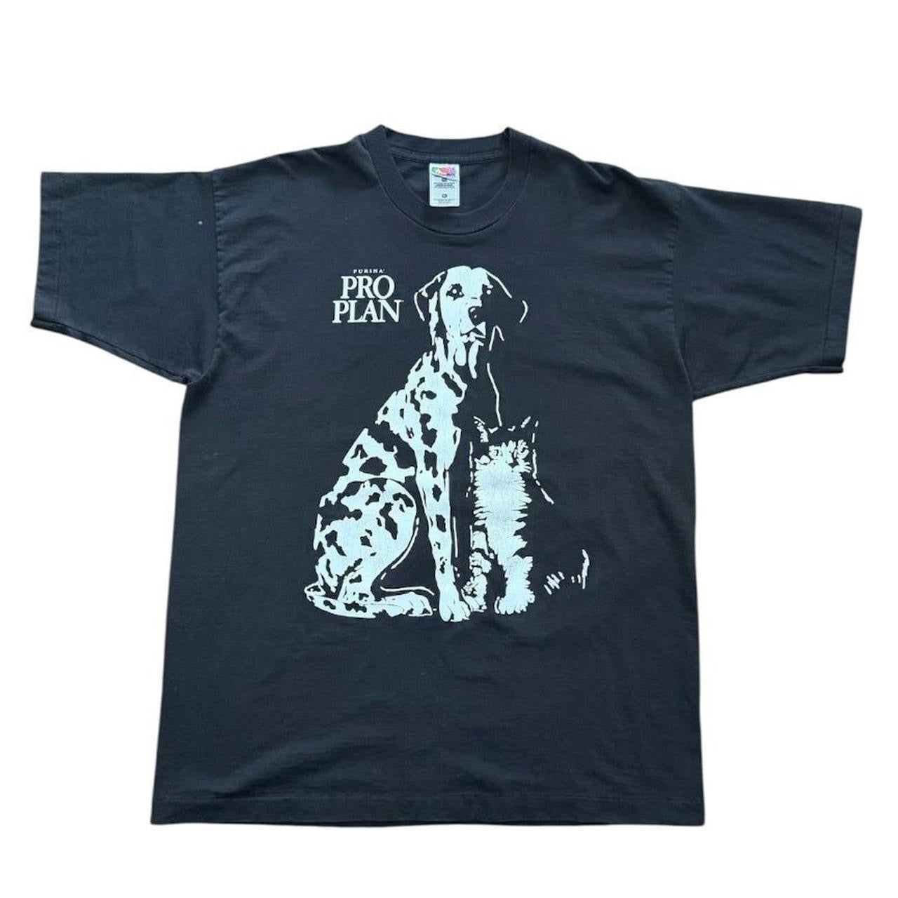 90s Purina Pro Plan Dog Cat Animal Pet Cute Kitten Puppy Graphic T-Shirt