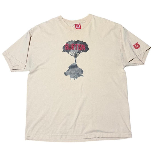 90s Y2K Burton Snowboards Embroidered Graphic Surf Skater Sports T-shirt